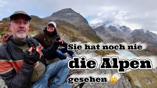 Sie hat noch nie die Alpen gesehen... 😮