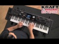 kraft music roland v combo vr 09 keyboard demo with ed diaz