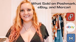 What Sold on Poshmark, eBay, and Mercari // How to Make Money Reselling Clothing Online