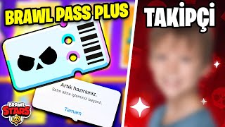 TAKİPÇİME BRAWL PASS PLUS ALDIM ⭐ Brawl Stars