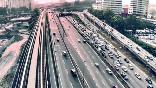 Federal Highway, Kuala Lumpur Malaysia DJI Phantom