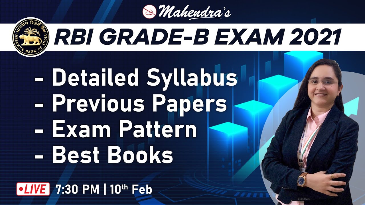 RBI GRADE-B EXAM 2021 | Syllabus, Previous Papers, Exam Pattern & Best ...