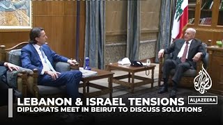 Lebanon & Israel tensions: Diplomats meet in Beirut to discuss solutions