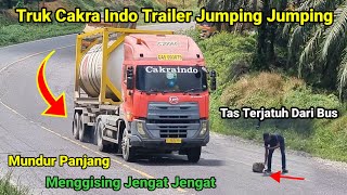 Trailer Nisan Quister  Menggising !! Jegat Jengat ?? Mundur Panjang Padat Kendaraan Ngerih