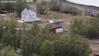 NORWAY LANDSLIDE: Massive landslide sweeps 8 homes into the sea | ABC7