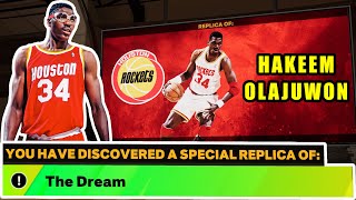 "THE DREAM" HAKEEM OLAJUWON REPLICA BUILD DOMINATES THE REC CENTER ON NBA 2K23 NEW GEN