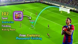 W(hole Player) Raphinhaaaaaaa 🗿🔥 Phenomenal Finishing Raphinha Review in eFootball 25 Mobile 🔥