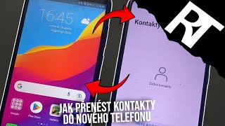 Jak přenést kontakty do nového telefonu - Jak zálohovat kontakty - Jak přenést kontakty na sim