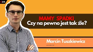 Silne sygnały spadkowe zrealizowały się - co dalej? | Przegląd akcji GPW Marcina Tuszkiewicza