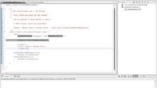 JAVA ILLEGALTHREADSTATEEXCEPTION DEMO