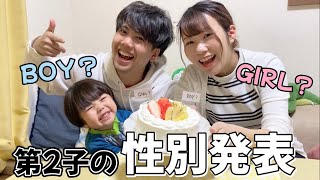 【性別発表】第二子性別をジェンダーリビールケーキでサプライズ報告したよ！