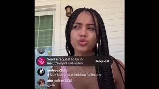Malu Trevejo Instagram Live (6/25/20)