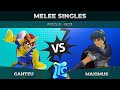 Gahtzu vs Maximus - Melee Singles: Pools - Low Tide City | Falcon vs Marth