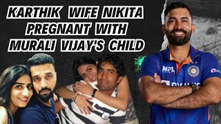 Dinesh Karthik's wife Nikita Pregnant with Murali Vijay's Child