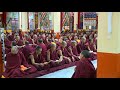 hh the 14th dalai lama prayer by sera jey monastery