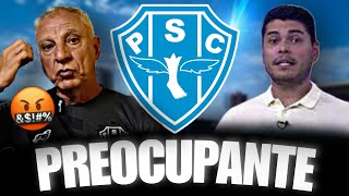 ALERTA VERMELHO!! MÁRCIO FERNANDES PREOCUPADO!! NOTÍCIAS DO PAYSANDU