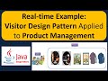 Real-time Example: Visitor Design Pattern Applied to Product Management