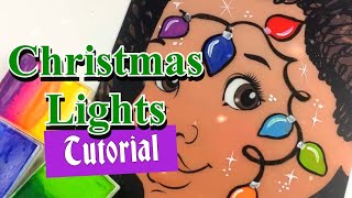 Christmas Lights Face Paint Tutorial | Face Paint with Paris