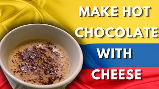 How to make Colombian hot chocolate with cheese a #Galvanize scholarship application video