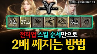 [레전드 오브 이미르] 전직업 🔸스킬 순서만으로 2배 쎄지는 방법 / 자동사냥, 던전, 보스, PVP 활용