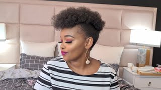 SEE HOW MILLY WAJESUS STYLES HER NATURAL HAIR/EASY WASH AND GO