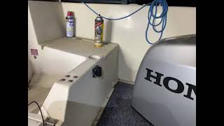 20210611 225hp Marine Honda out board starts after many months