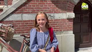 klaar   Intwerview Emma Kok en Enzo Kok tijdens stemmenwerving finale Voice Kids op Markt Kerkrade