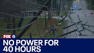 Powerful weekend winds; no power for 40 hours for some customers | FOX6 News Milwaukee