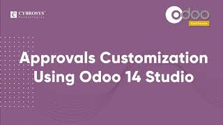 Approvals Customization Using Odoo 14 Studio