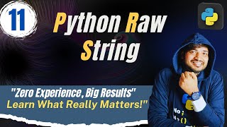 Python Raw String | CodersIndia | By Rohit Tyagi