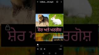 ਸ਼ੇਰ ਅਤੇ ਖਰਗੋਸ਼ (lion and the rabbit)