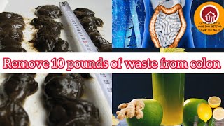 Natural Colon cleanse detox juice/ Remove 5-10 kg of colon waste/weight loss detox drink #guthealth