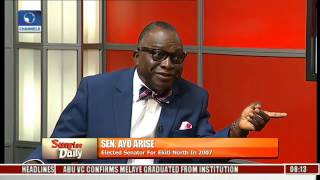 Developments In The Senate: EFCC Acting Chairman Took So Much For Granted -- Ayo Arise Pt. 1