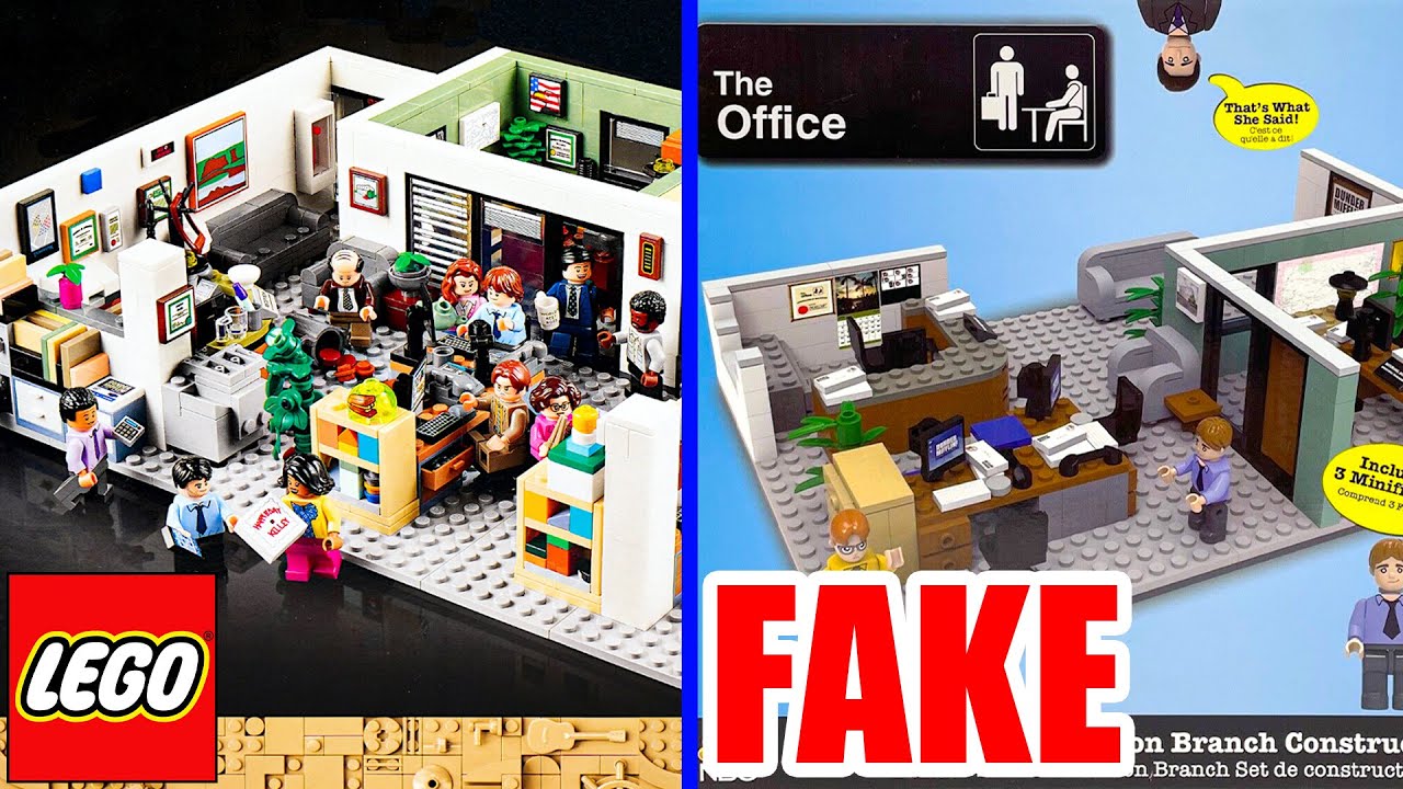 Real Vs Fake Lego The Office Sets Brick Finds Flips