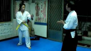 植芝的合氣武術(合気道)aikido attack Dai-ikkyo