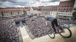 Nicholi Rogatkin goes full send with a 1440 at Red Bull District Ride 2017