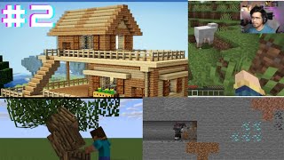 Minecraft day 2 | Making our own house
