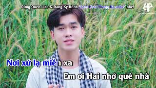 Bỏ Quê Karaoke - Lâm Hoài Phong | Tone Nam (D#m)