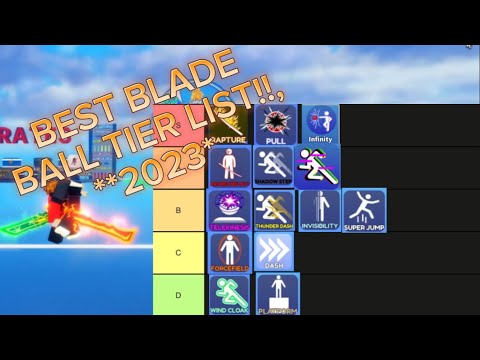 Best Blade ball ability Tier list! Ranking every Blade ball ability!(2023)