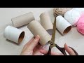 WONDERFUL! You won't throw empty tissue rolls in the trash once you know this idea. DIY Recycling