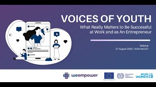 Voices of Youth: What Really Matters to Be Successful at Work and as an Entrepreneur