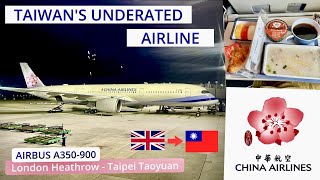 14 Hours with CHINA AIRLINES: Airbus A350 Economy Review | London to Taipei