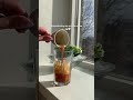 High protein Caramel Crème Brulee iced coffee🤍