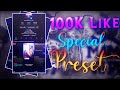 TNANKS FOR 100K TIKTOK LIKE😍🤍PROJECT BY @fizz_editz_90 #fizz_editz #presetalightmotion #presetfile