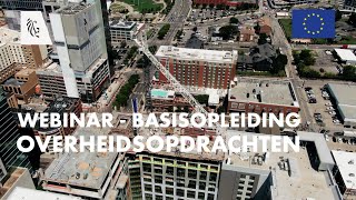 Webinar - Basisopleiding Overheidsopdrachten