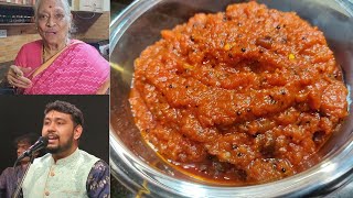 THAKKALI THOKKU | Best Tiffin Side dish| Tomato Thokku |தக்காளி தொக்கு| Shantha Paati \u0026 R.P. Shravan