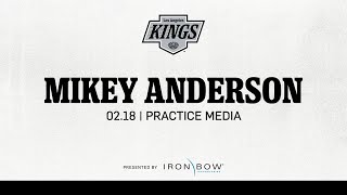 Defenseman Mikey Anderson | 02.18 LA Kings Practice in El Segundo