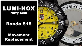 Luminox Navy Seal Ronda 515 Movement Replacement Watch Repair