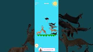 【どうぶつタワー】回転なし縛り再び！！ #どうぶつタワーバトル #animals #animation #games #タワー #検証