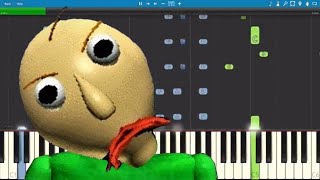 Impossible Remix Baldi S Basics In Education And Learning Theme